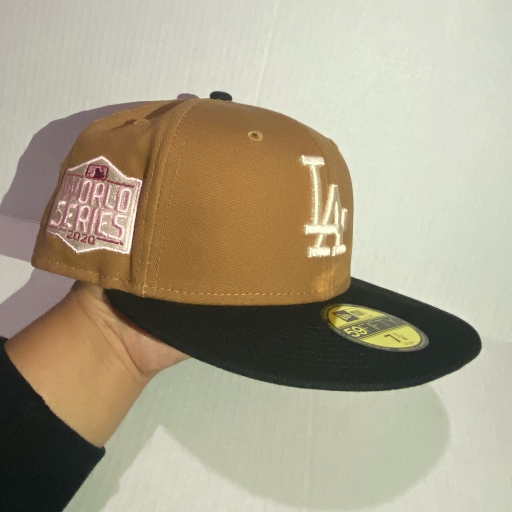 Los Angeles Dodgers Bronze World Series 2020 Fitted 7 1/4
